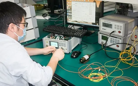 Benchtop Fiber Optic Test Equipment Production Workshop