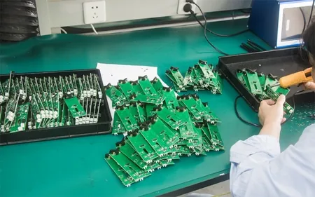 Handheld Fiber Optic Test Equipment Production Workshop